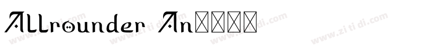 Allrounder An字体转换